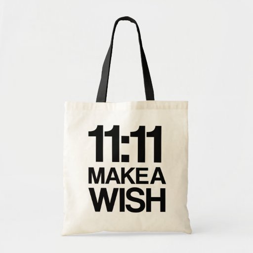 11:11 MAKE A WISH tote bag