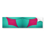 11 Blue & Pink Bumper Sticker