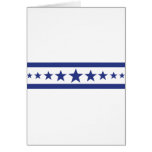 11  blue stars greeting cards