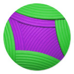 11 Green & Purple Sticker
