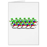 11 Lords Leaping Greeting Card