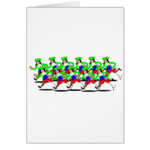 11 Lords Leaping Greeting Card
