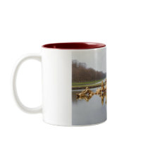 11 oz. Maroon Two-Tone Mugs