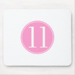 #11 Pink Circle Mouse Pad