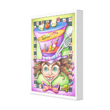 11"X14" CANVAS PRINT - THE MAD PLATTER
