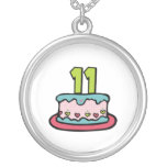 11 Year Old Birthday Cake Necklace
