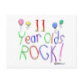 11 Year Olds Rock ! Postcards