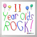 11 Year Olds Rock ! posters