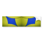11 Yellow Blue Bumper Sticker