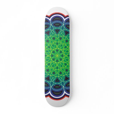 11n8 Digital Doodle Skate Board by TitaniumLizard