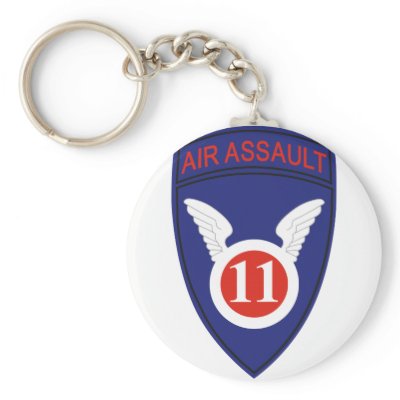 11th Air Assault Div Key Chain by peter_pan03