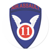 11th Air Assault Div Stickers