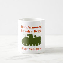 11th Armored Cavalry M113 ACAV Custom Mug