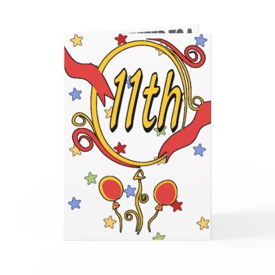 11th Birthday Party Invitations Cards by birthday_gifts