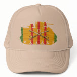 11th Cavalry Sabres ACAV Vietnam Service Ribbon Ha Trucker Hats