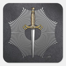 11th Degree: Sublime Master Elected Square Stickers