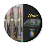 11th special forces group green berets vets Magnet