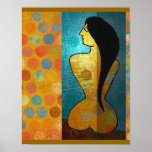 11x14" Poster/Print Blissful Nude