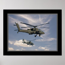 11x14 Print of Military Helicopters