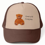 1259-cuddly_bear, Emmett is MY , Grizzly Bear Trucker Hats