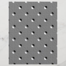 126 EMBOSSED BLACK WHITE GREY GRAY DOTS BUSINESS T PERSONALISED FLYER