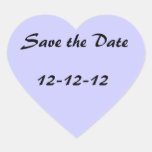 12-12-12 Save the Date Sticker