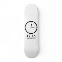 12:16 skateboards CLOCK
