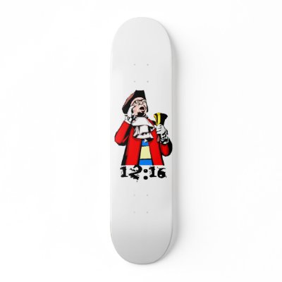 12:16 town crier skate deck by averyrisch