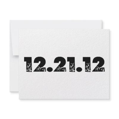 12.21.12 2012 December 21, 2012 Custom Invite by ColorShow