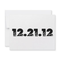 12.21.12 2012 December 21, 2012 Custom Invite
