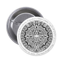 12.21.2012: The New Beginning Mayan commemorative Pinback Button