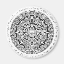 12.21.2012: The New Beginning Mayan commemorative Magnets