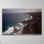 12 Apostles rock formation, Victoria, Australia Print