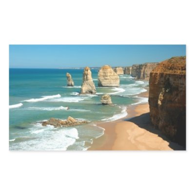 12 apostles rectangle sticker by VectorGraphics