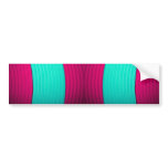 12 Blue & Pink Bumper Sticker