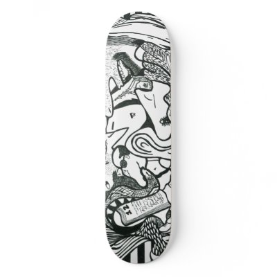 12 Commandments Skateboard by PeacesOfUs