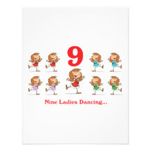 12 days nine ladies dancing announcement