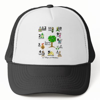 12 Days of Christmas Trucker Hat by Stilzaz