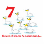 12 days seven swans a-swimming photo sculptures