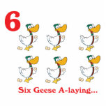 12 days six geese a-laying photo sculptures