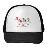 12 days three french hens hats
