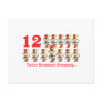 12 days twelve drummers drumming postcard