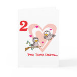 12 days two turtle doves cards