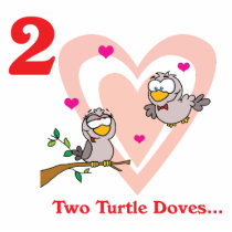 12 days two turtle doves cut out