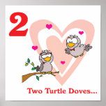 12 days two turtle doves posters