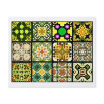 12 Different Tea Bag Tiles - Origami Folding Full Colour Flyer