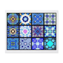 12 Different Tea Bag Tiles - Origami Folding Full Color Flyer
