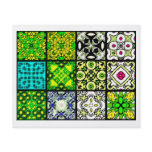 12 Different Tea Bag Tiles - Origami Folding Custom Flyer