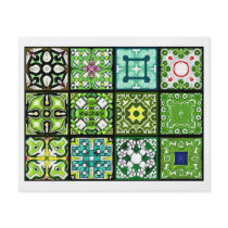 12 Different Tea Bag Tiles - Origami Folding Full Colour Flyer