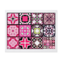 12 Different Tea Bag Tiles - Origami Folding Personalized Flyer